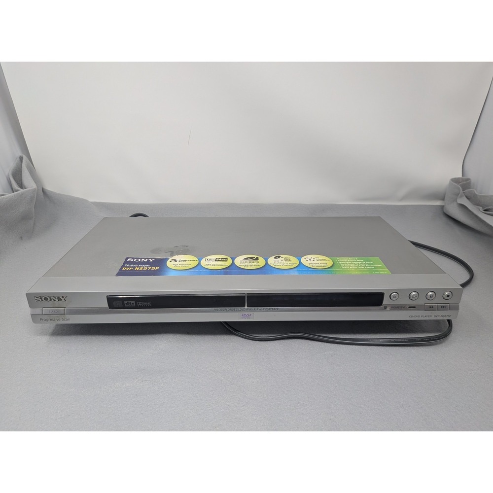 Sony DVD/CD Player DVP-NS57P w/ Remote (read) Progressive Scan Tested and Works